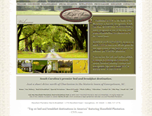 Tablet Screenshot of mansfieldplantation.com